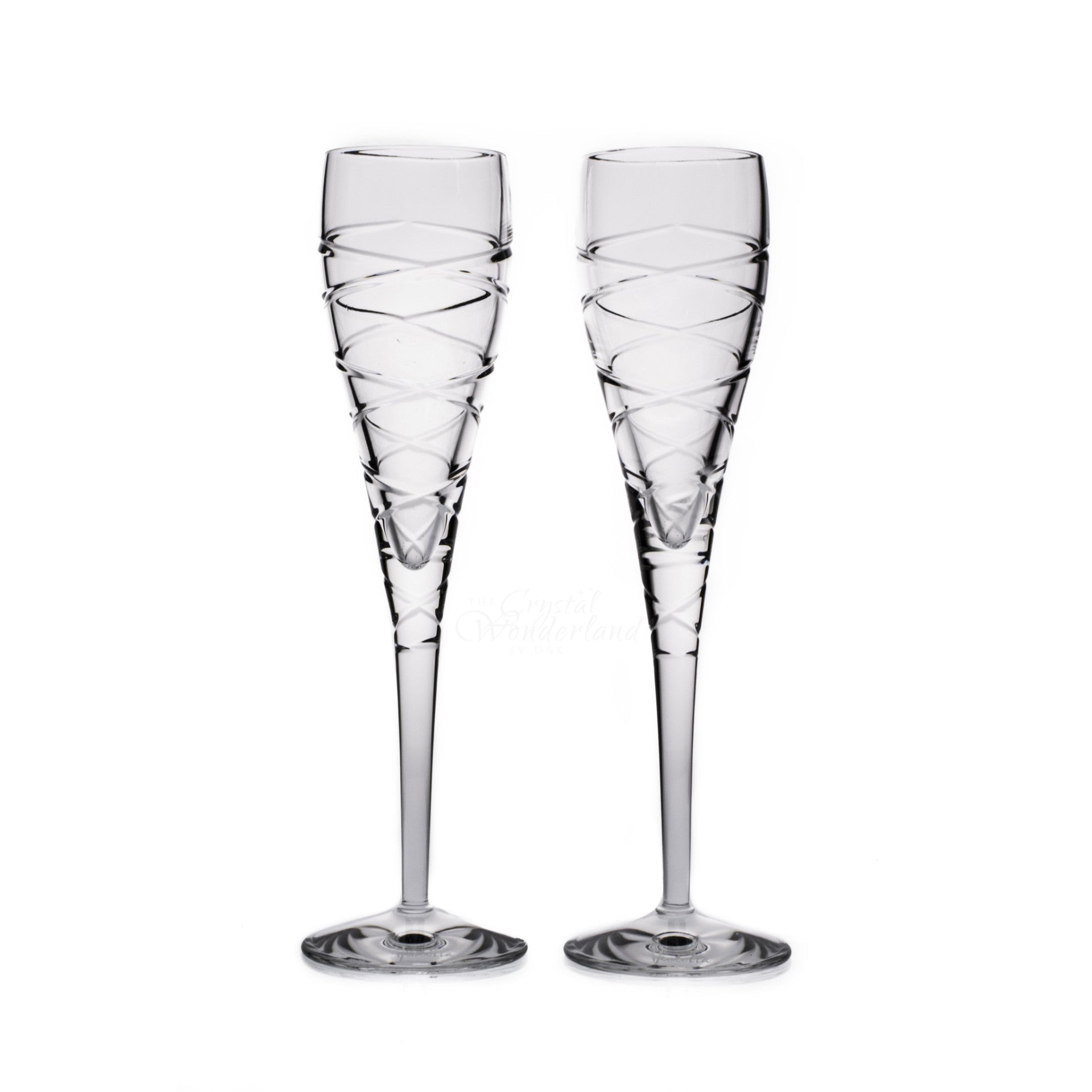 crystal champagne goblets