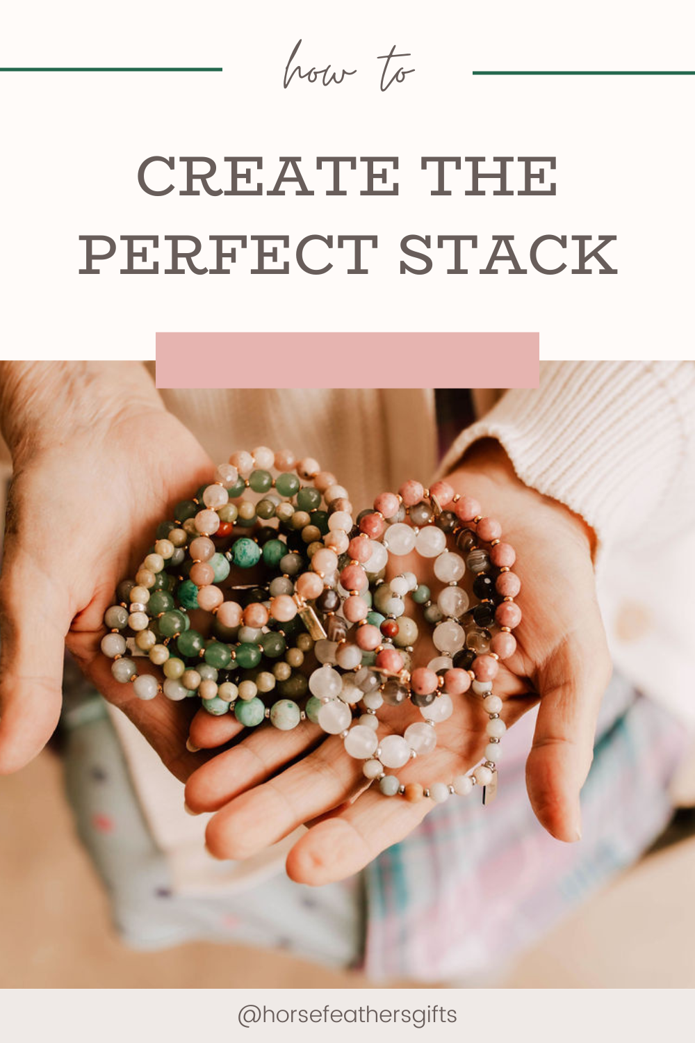 how to stack bracelets