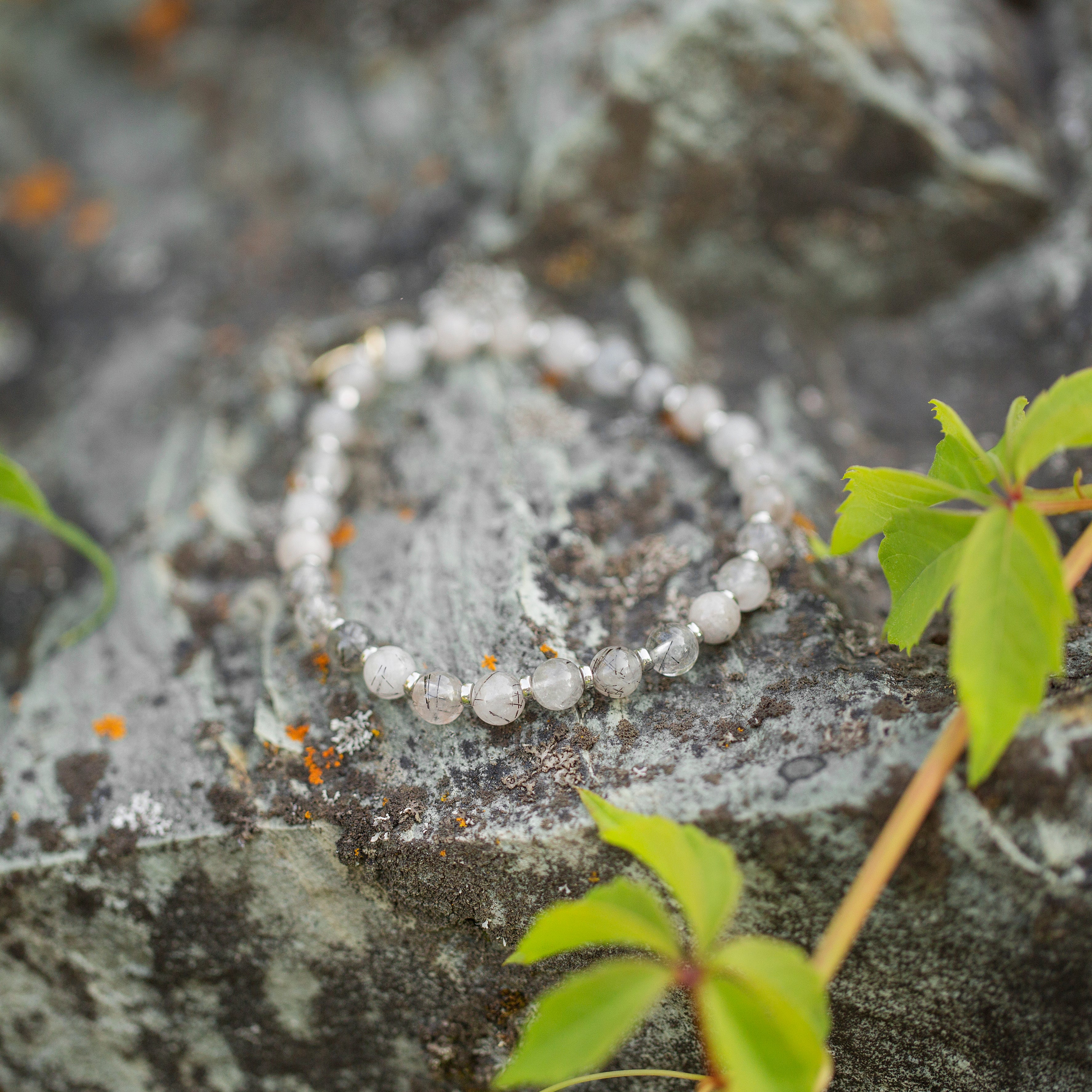 rutilated quartz bracelet 