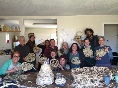 Weaving Making Kudzu Baskets Indigneous Basketry