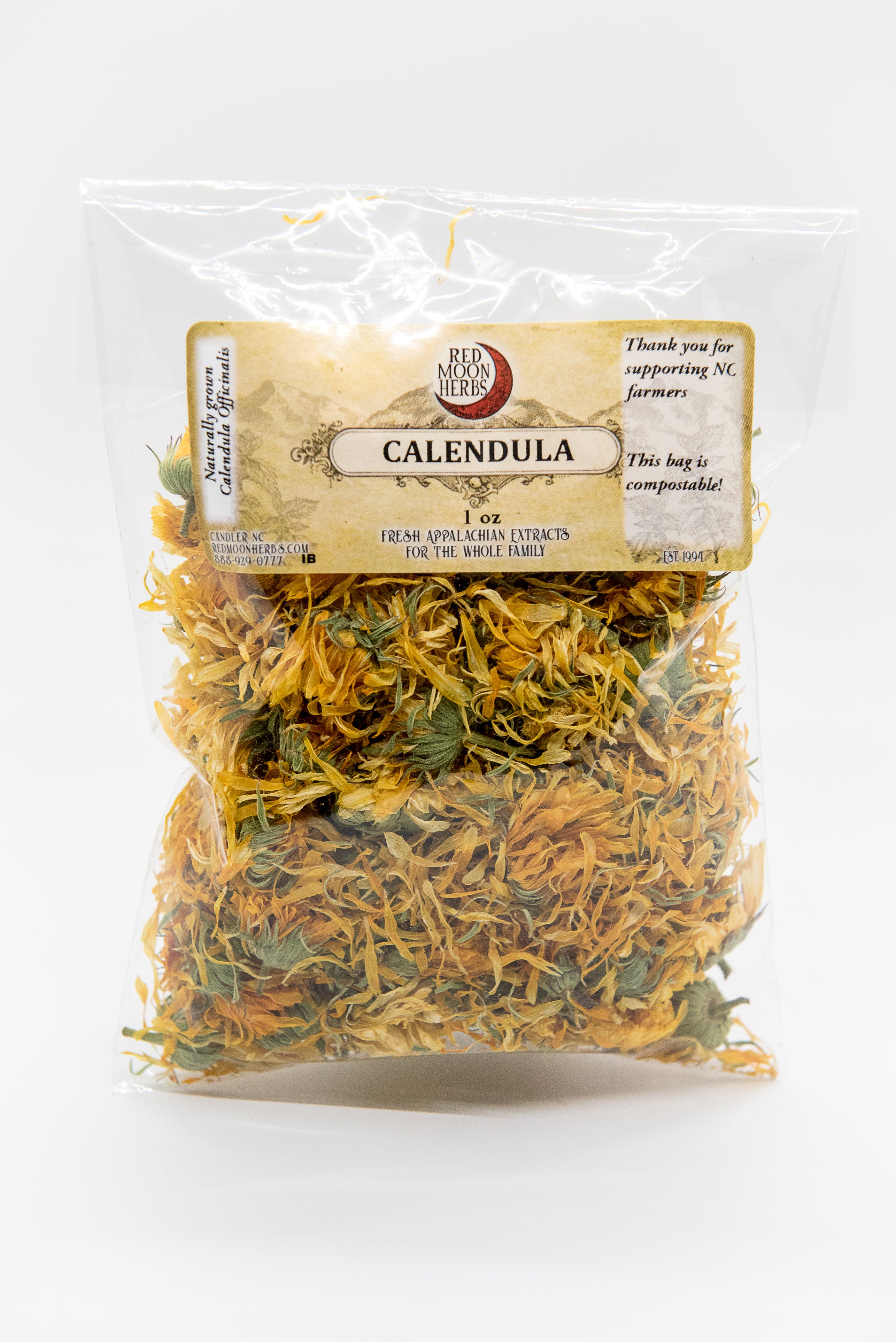 Dried Calendula Flower Blossoms – Red Moon Herbs