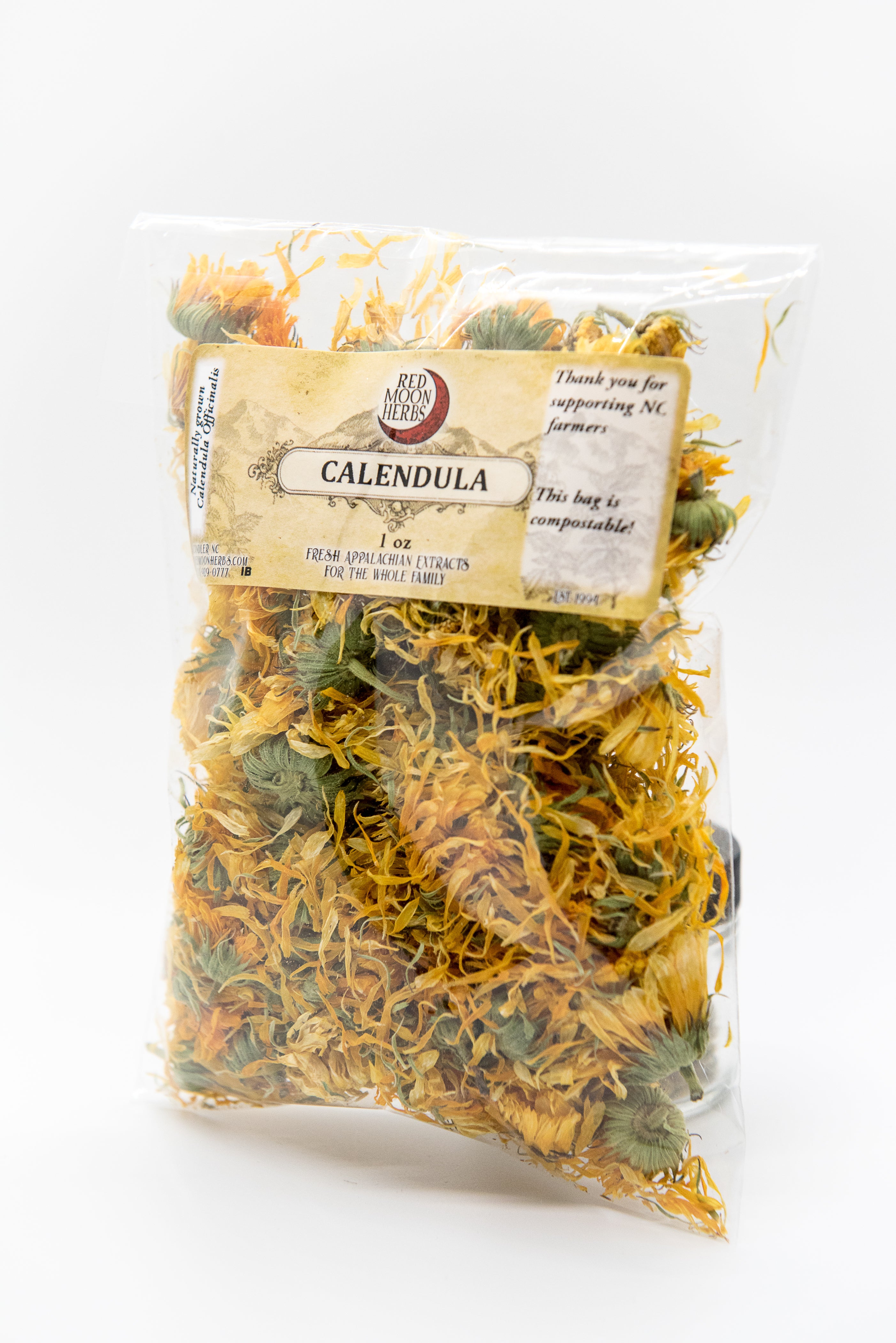 Dried Calendula Flower Blossoms – Red Moon Herbs