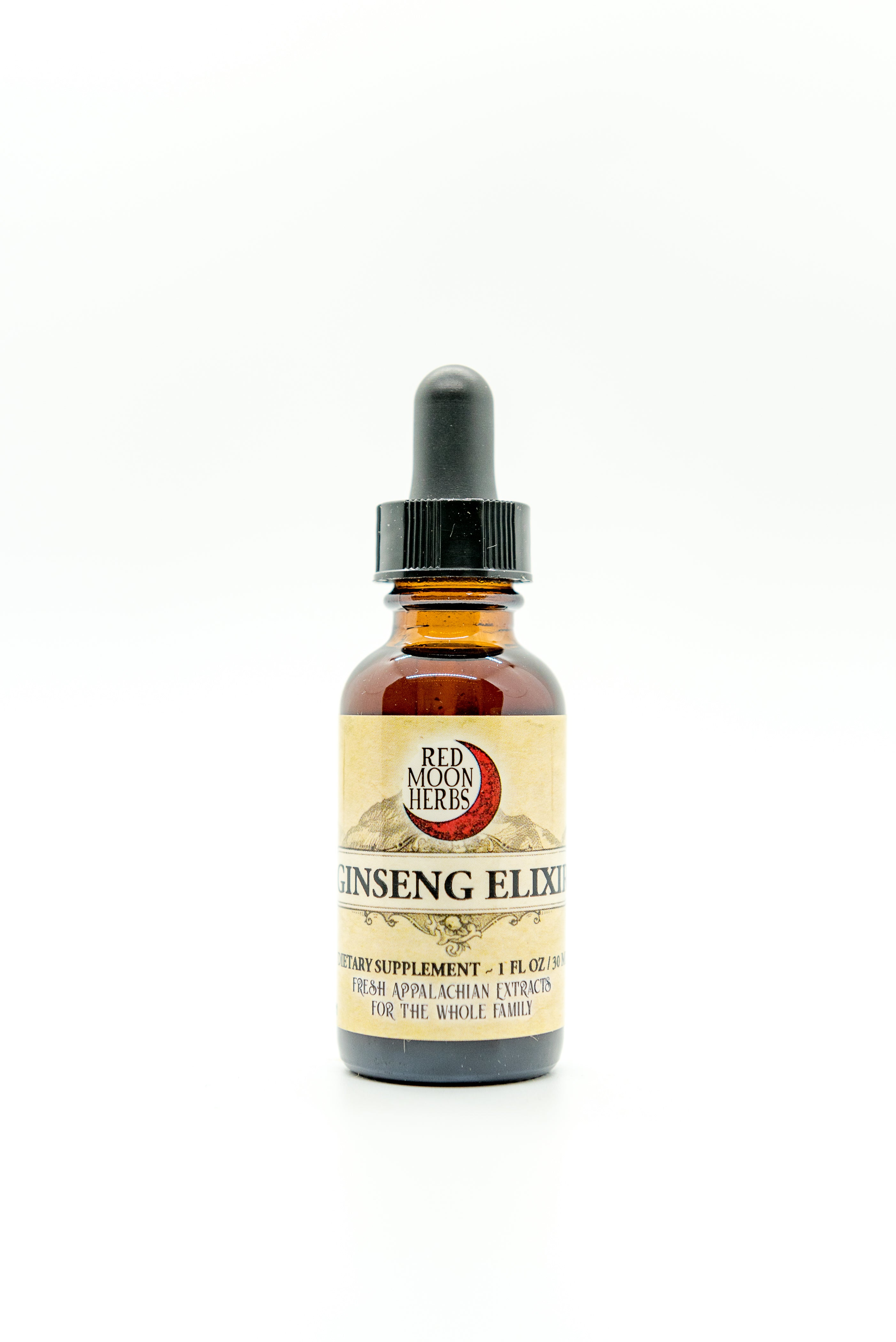 American Ginseng Elixir (Panax quinquefolius) - Red Moon Herbs product image