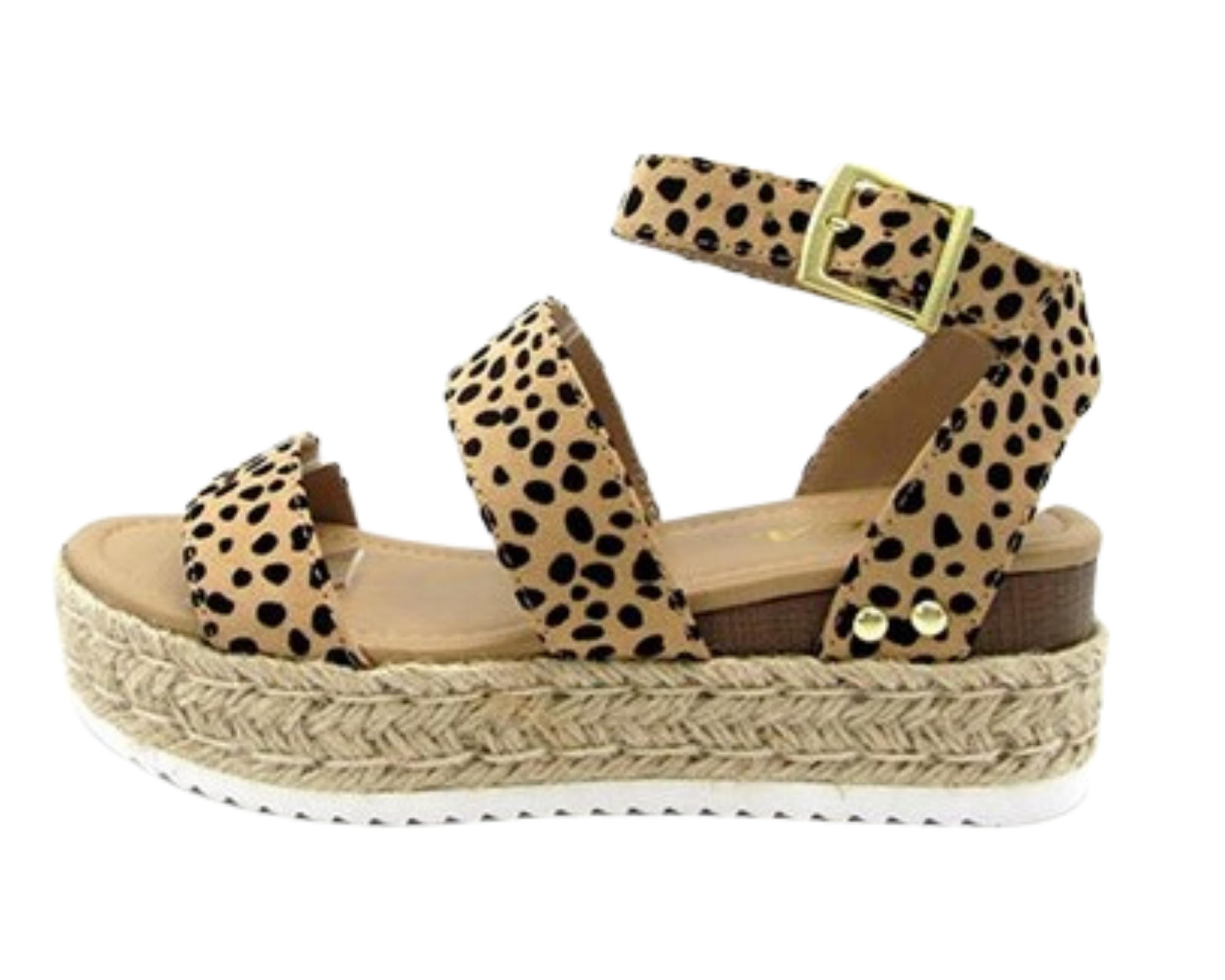 cheetah platform sandal