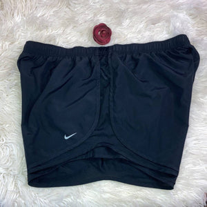 Nike Women's Dri Fit Running Shorts Black Size 2X