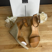 Dolce Vita Brown Leather Wedge Sandals 10M