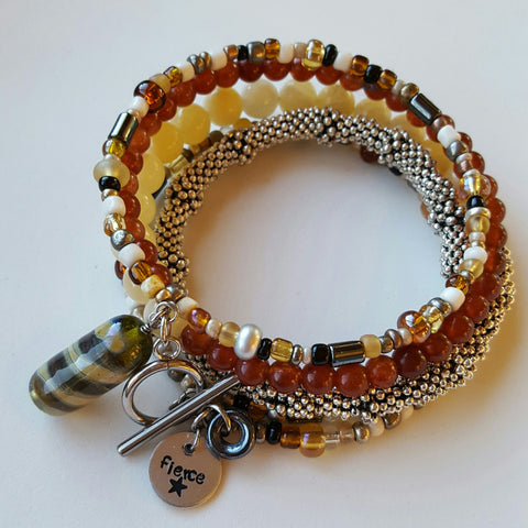 wrap charm bracelets