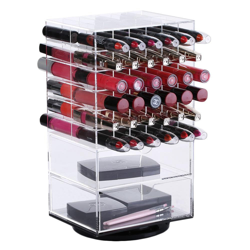 Bruidegom lening insect IKEE DESIGN®: Large Acrylic Rotating Lipstick Holder with Drawers