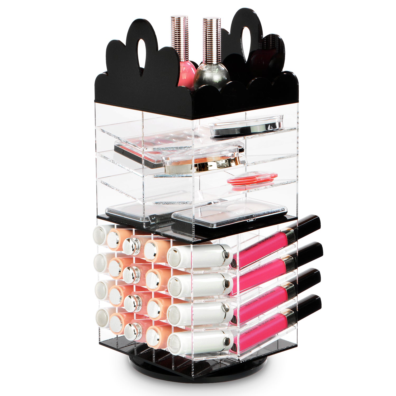klink Sociologie meubilair IKEE DESIGN®: Acrylic Rotating Lipstick Rack Palette Holder