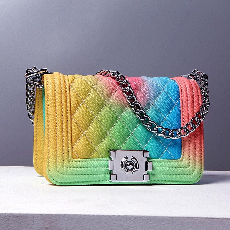 rainbow crossbody bag