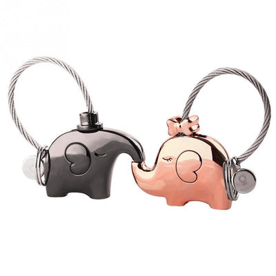 love elephant keychain