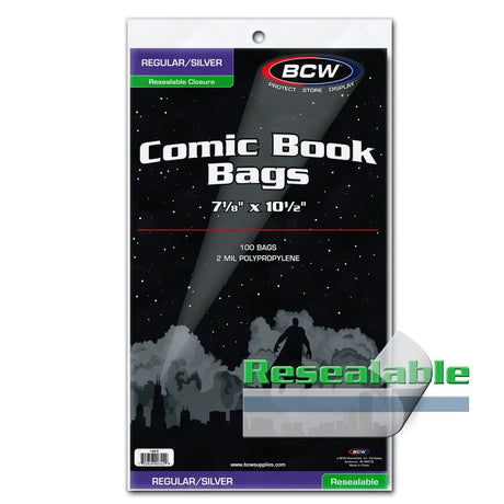 BCW: Golden Comic Bags - Thick