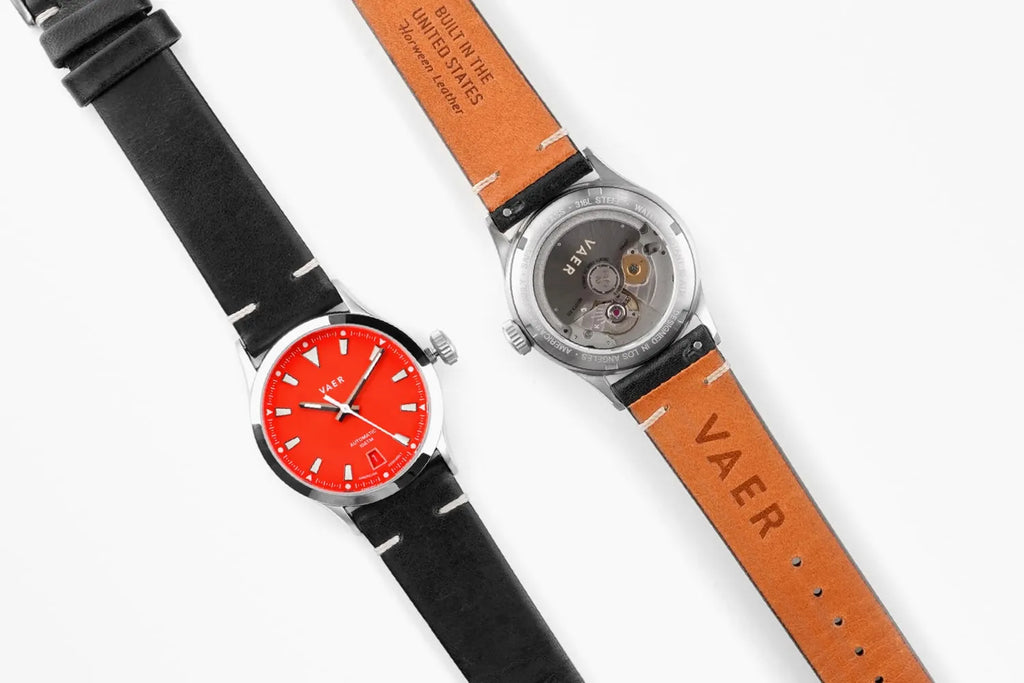 Vaer watch A3 front and back