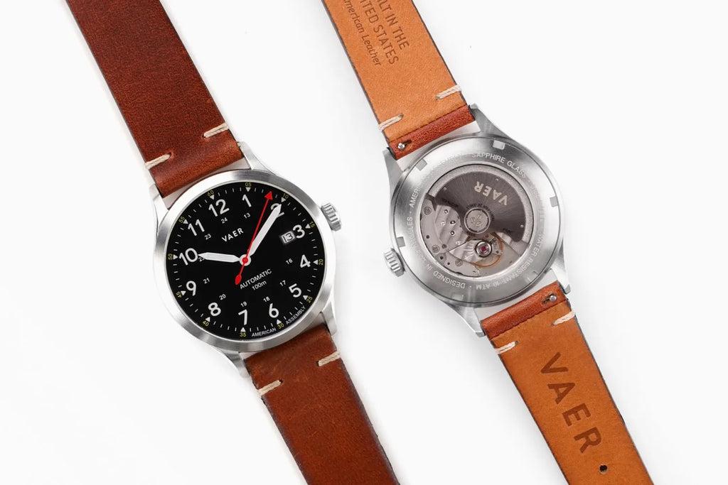 Vaer watch A5 front and back
