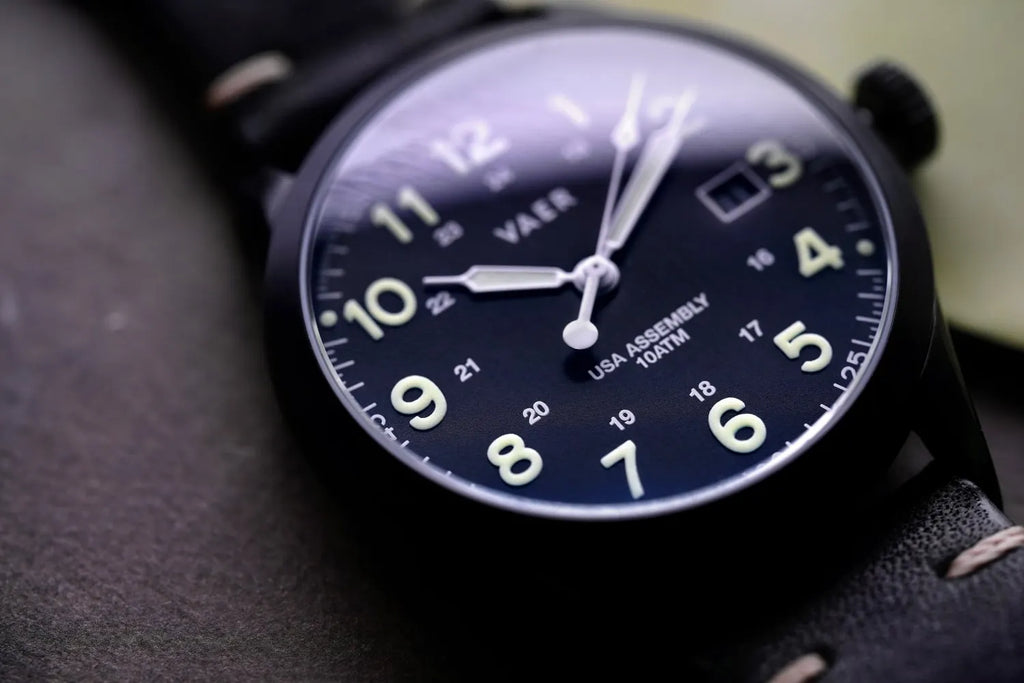 Vaer watches C5 Tactical Field close-up