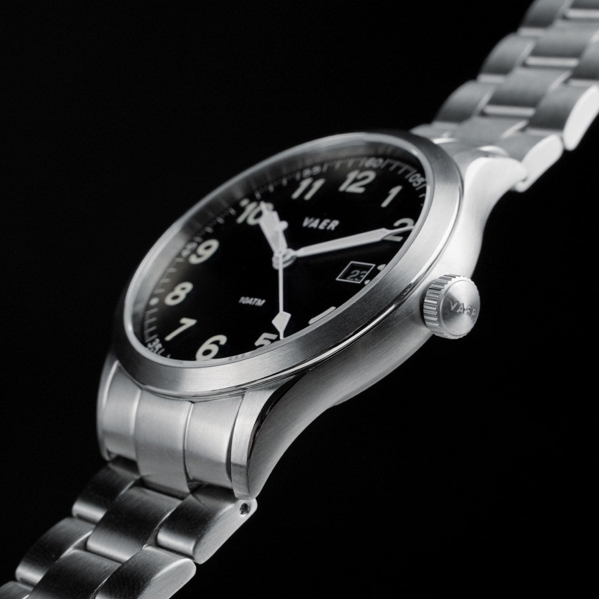 VAER S5 Field Black 10ATM, Sapphire Glass, 2x Straps Vaer Watches