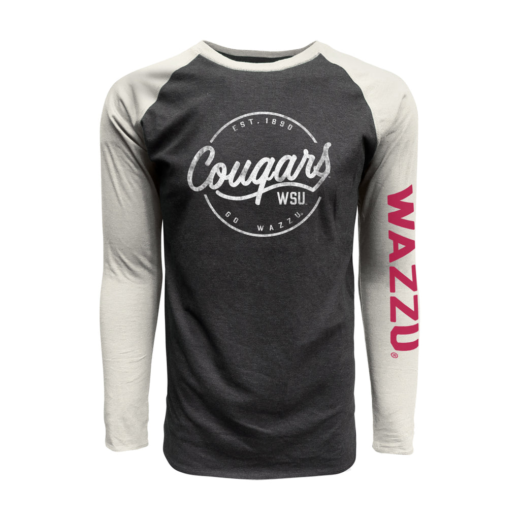 WAZZU Cougars Long Sleeve Baseball T-shirt – Cougarwear