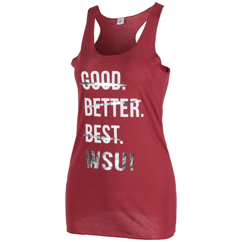 Good, Better, Best WSU Tank – Cougarwear