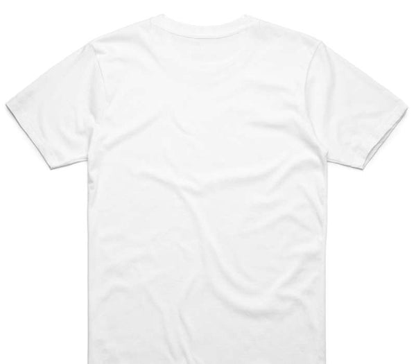 Custom AS Colour 100% Organic Cotton White T-Shirt
