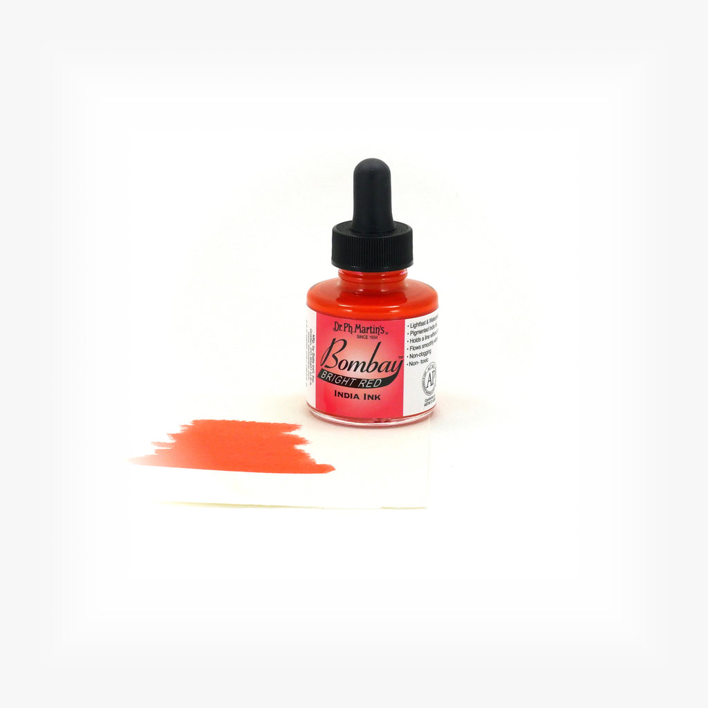 india ink red