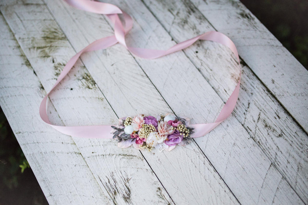 pink flower accessories