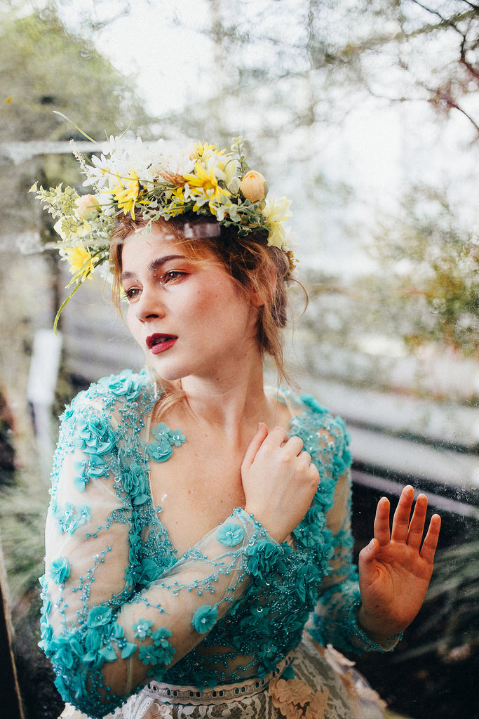 bridal hair crown