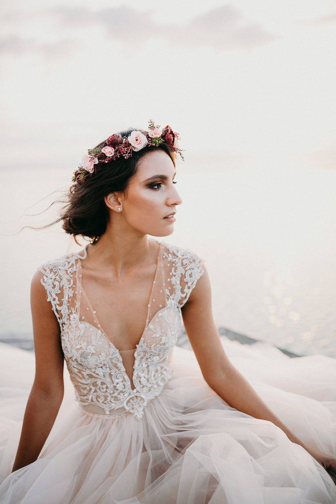 wedding flower wreath