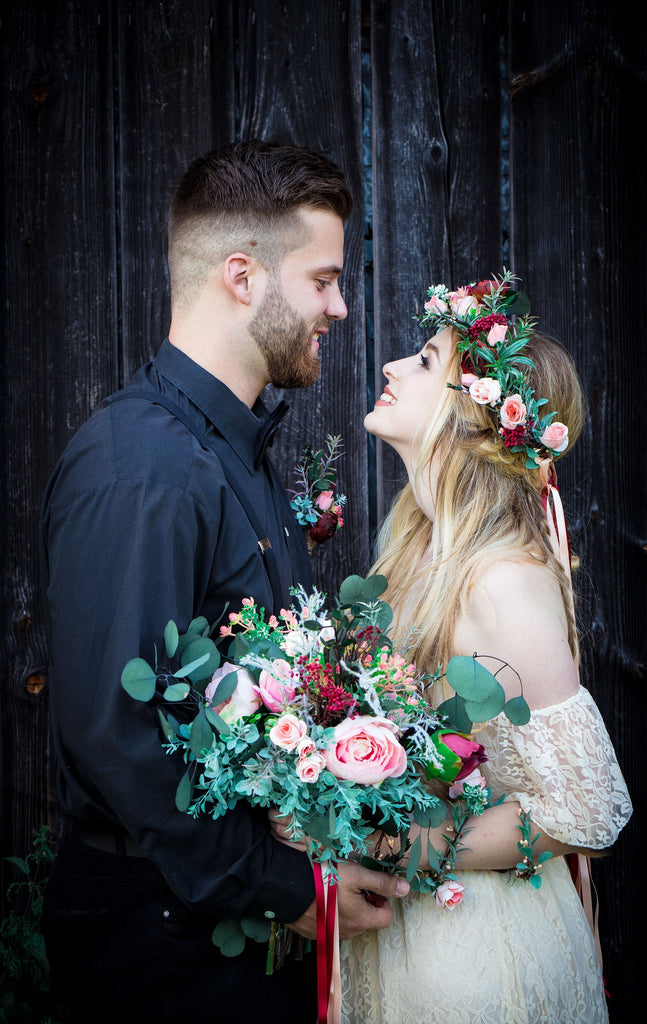 natural flower wedding bouquets