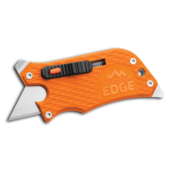 OUTDOOR EDGE MiniGrip - Mini Folding EDC Pocket Knife with 2.2 Stainless  Steel Blade, Rubberized Nonslip TPR Handle and Lanyard Attachment (Orange)  - Hunting Knives 