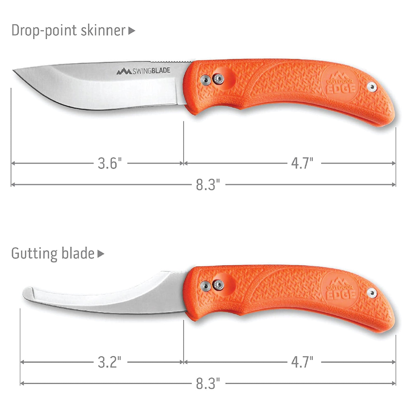 SwingBlade Flipping Skinning Knife And Gutting Blade Outdoor Edge   SwingBladeOGs 04 1400x 