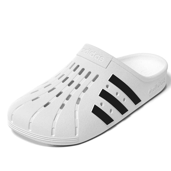 adidas Women\'s Adilette Adventure Sandals Cloud White Core White Wonder  Taupe - urbanAthletics | 