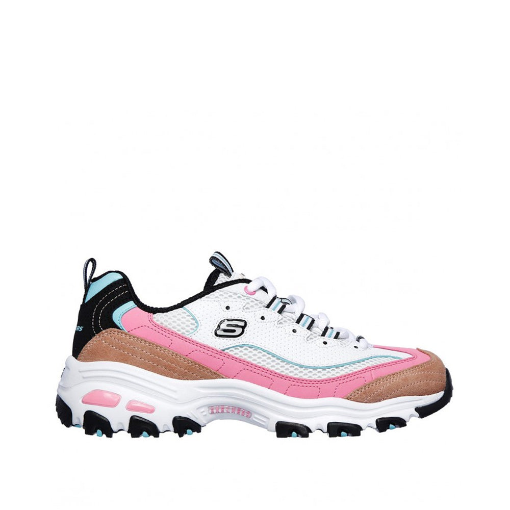 skechers d'lites or