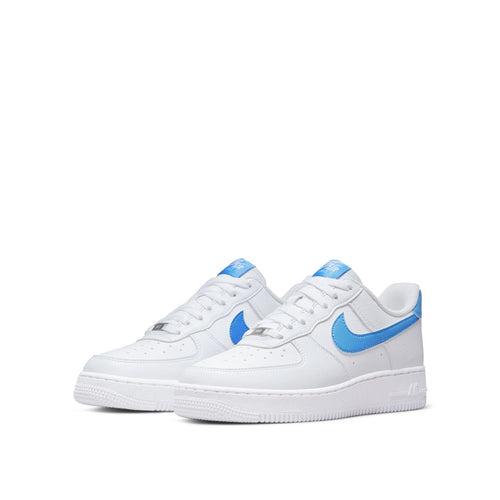 nike air force one white blue