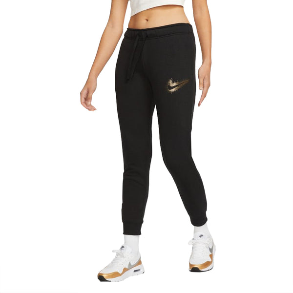 Nike Women's Sportswear Essential Mid-Rise Pants White/Black - SS22 - US