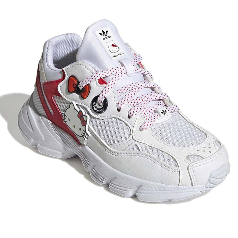 adidas Kids Hello Kitty Astir Shoes White Black Red - urbanAthletics