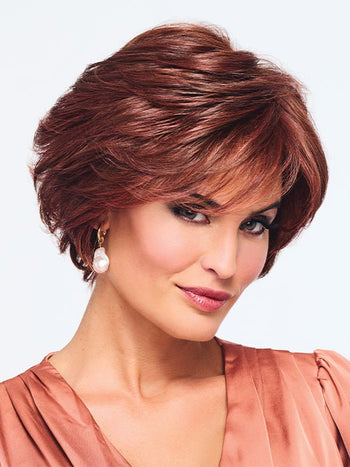 Zury Sis V-Lace Cut Synthetic Hair Lace Part Wig - LP Vcut Caro - Red Velvet