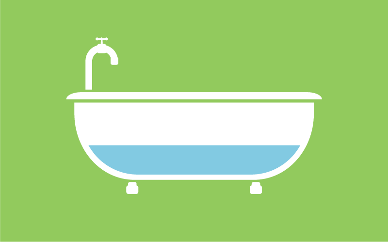 Conserve Bath Water with the BabyDam Bathtub Divider