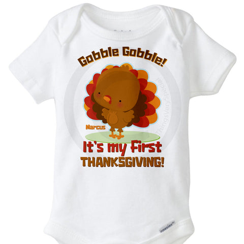 my first thanksgiving onesie