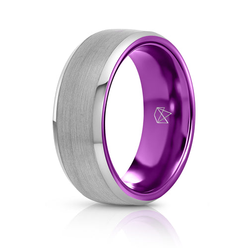 Men's or Women's Purple and Blue Glow Ring - India | Ubuy
