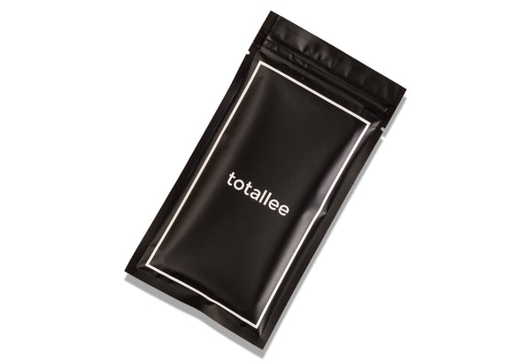 totallee packaging --  matte black bag
