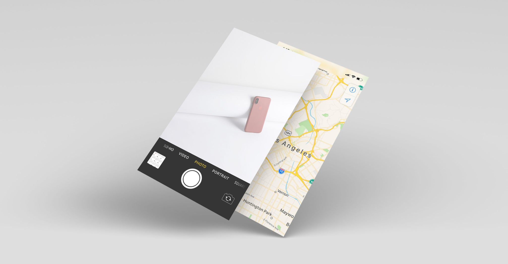 Use your iPhone as a camera and as a map