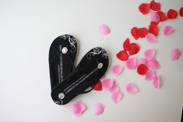 Valentine Flip Flops