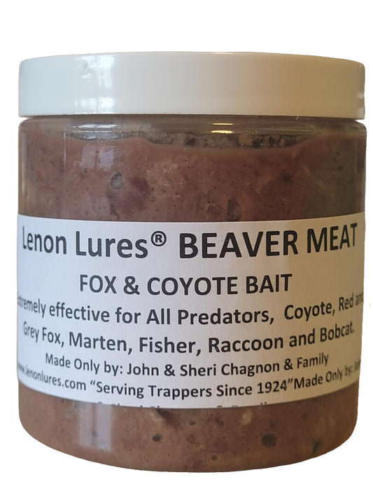 Lenon's Beaver Meat Fox & Coyote Bait 8 oz to Gallon Sizes