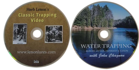Water Trapping DVD Videos with Otter Trapping Information
