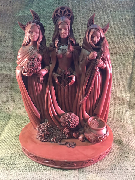 Maiden, Mother, Crone Statue – The Coven's Cottage