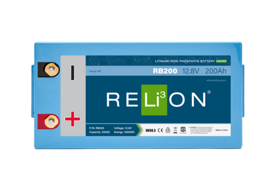 RELiON 12.8V 100Ah DIN 4SC LiFePO4 Battery