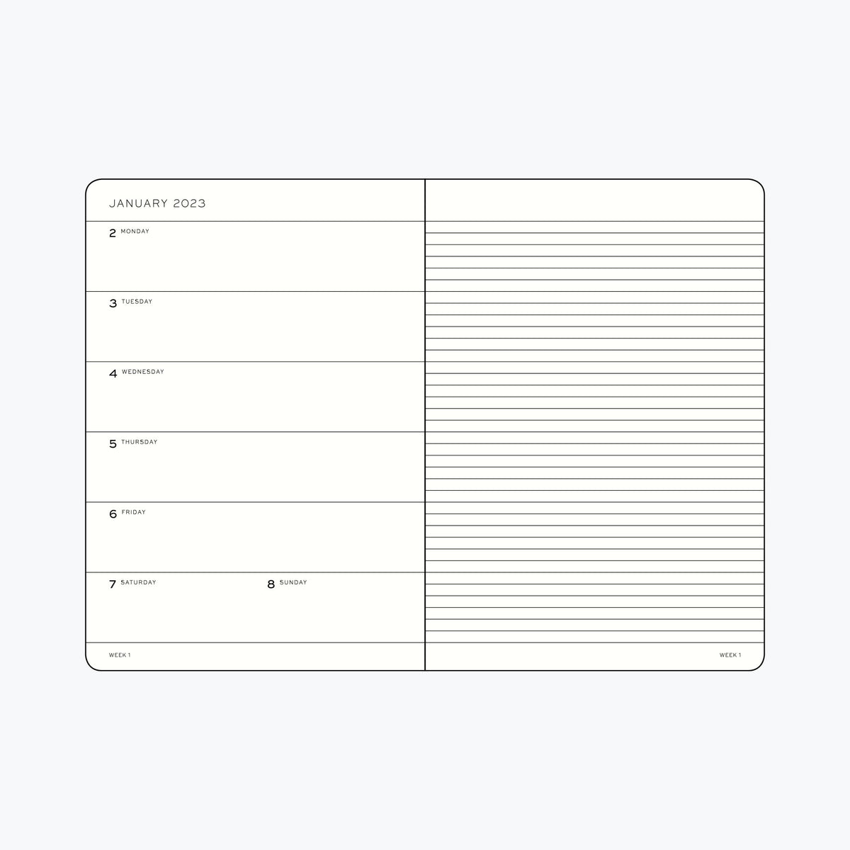 2024 Daily Planner Medium A5 – Leuchtturm1917 New Zealand