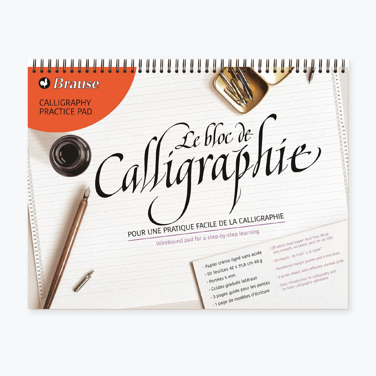 Brause Calligraphy Practice Cards