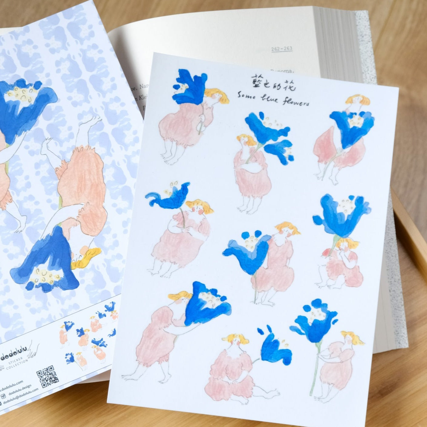 Dodolulu - Planner Sticker - Some Blue Flowers