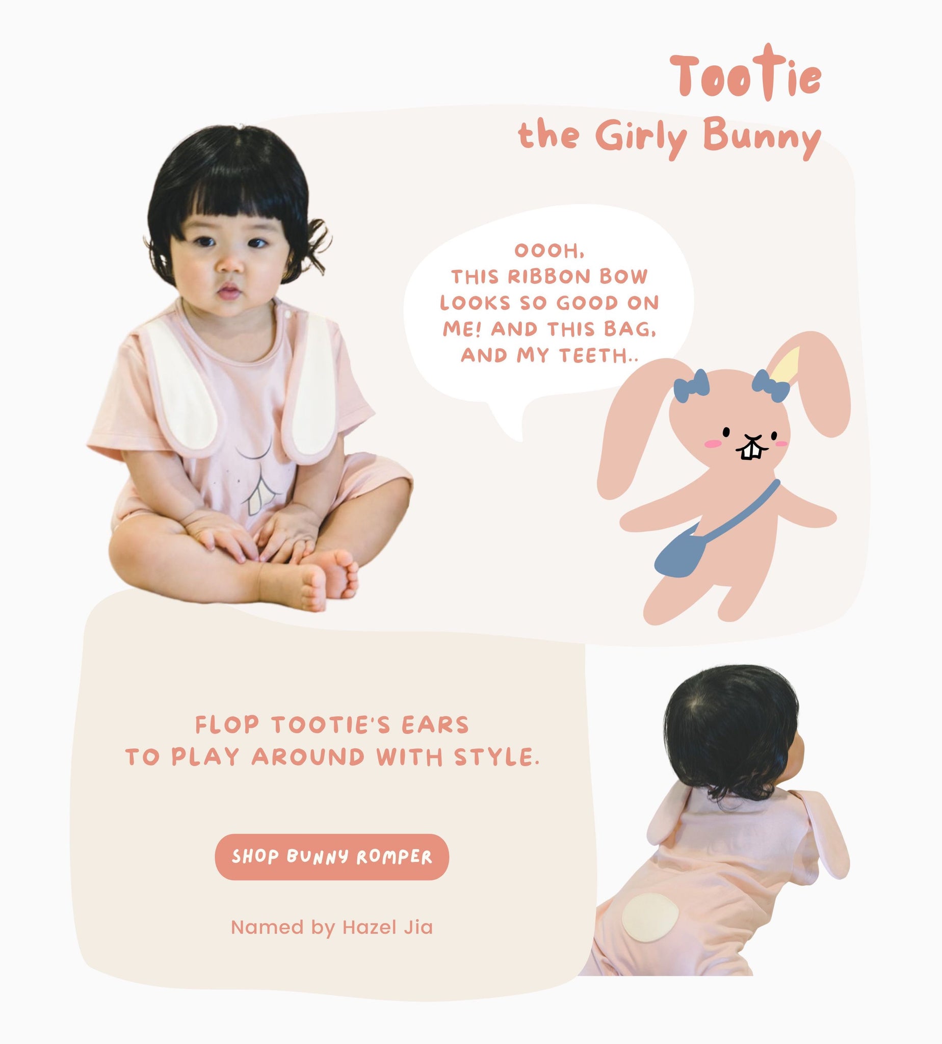 Tootie the Bunny Baby Romper